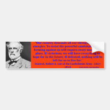 General Robert E. Lee 2 Bumper Bumper Stickers