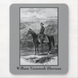 General Sherman on Horseback Mouse Pads