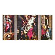 General View From The Cross Triptych By Rubens Picture Card