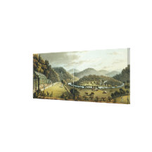 General View from the South and East Fronts of the Gallery Wrapped Canvas