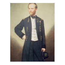 General William Sherman  1866 Post Card