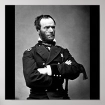 General William Tecumseh Sherman, 1865. Posters