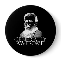 Generally Awesome T-shirt Button