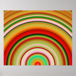 Generative Art Red Yellow Green Hues Sundawn posters