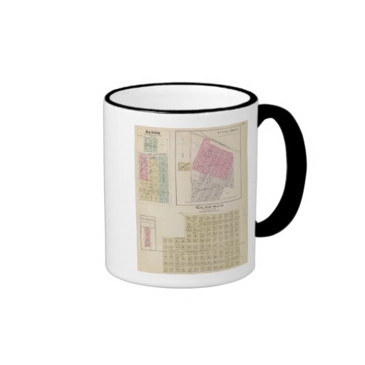 Geneseo, Alton, Little River, Kansas Mugs
