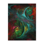 Genesis Abstract Art Postcard