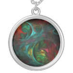 Genesis Nova Abstract Silver Necklace