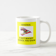 genetics isn't rocket science coffee mugs