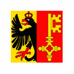 Geneva, Switzerland Cut Out