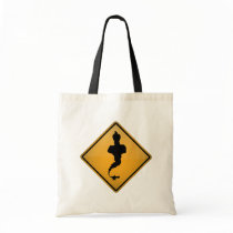 Genie Warning Sign Tote Bag