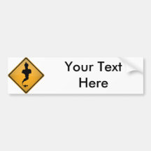 Genie Warning Sign Bumper Sticker