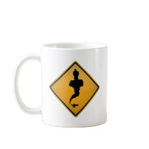 Genie Warning Sign Coffee Mug