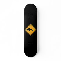 Genie Warning Sign Skateboard