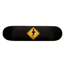 Genie Warning Sign Skateboard