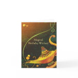 Genie's Lamp Birthday Wishes cards