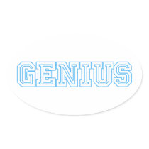 "Genius" Blue Customised Gifts