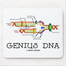 Genius DNA (DNA Replication Humour) Mousemats