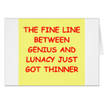 GENIUS GREETING CARD