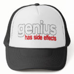 Genius Has Side Effects hats