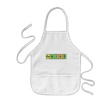 Genius - Periodic Table of Elements Products Aprons