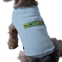 Genius - Periodic Table of Elements Products Dog Clothing