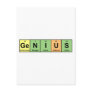 Genius - Periodic Table of Elements Products Postcard