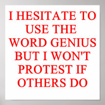 GENIUS POSTER