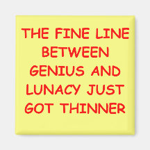 GENIUS REFRIGERATOR MAGNETS