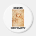 Genius University (Leonardo da Vinci) Magnets