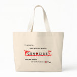Genocide Tote bags