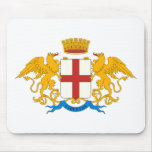 Genova Coat of Arms Mousepad