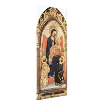 Gentile da Fabriano - Madonna with St Julian Gallery Wrap Canvas