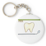 Gentle Dental- tooth mirror brush keychains