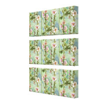 Gentle Mallow Triptych