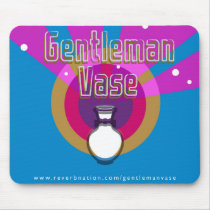 Gentleman Vase Mouse Mat Mouse Pad