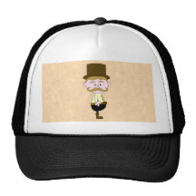 Gentleman with Top Hat and Moustache.