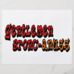 Gentlemen Bronc-anuss Broncos Flyer