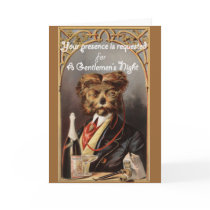 gentlemen's night (bachelor party) card