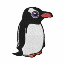 Gentoo Penguin Embroidery