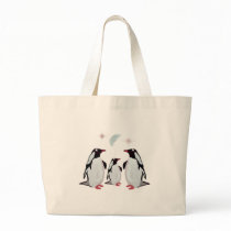 Gentoo Penguin Greetings Canvas Tote Tote Bag