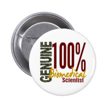 Genuine Biomedical Scientist Button