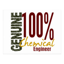 Genuine Chemical Engineer Postcards