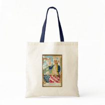 Geo Washington USA Vintage Americana Tote Bag