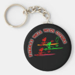Geocache Come Out And Play Key Chain