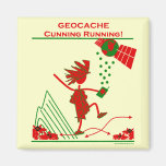 Geocache - Cunning Running Fridge Magnets