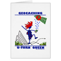Geocache U Turn Queen