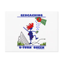 Geocache U Turn Queen