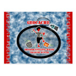 Geocaching  Obsessed Satellite Postcards