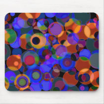 GeoCirque Blue Mouse Pads