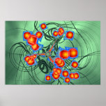 Geodesical fruits. posters
